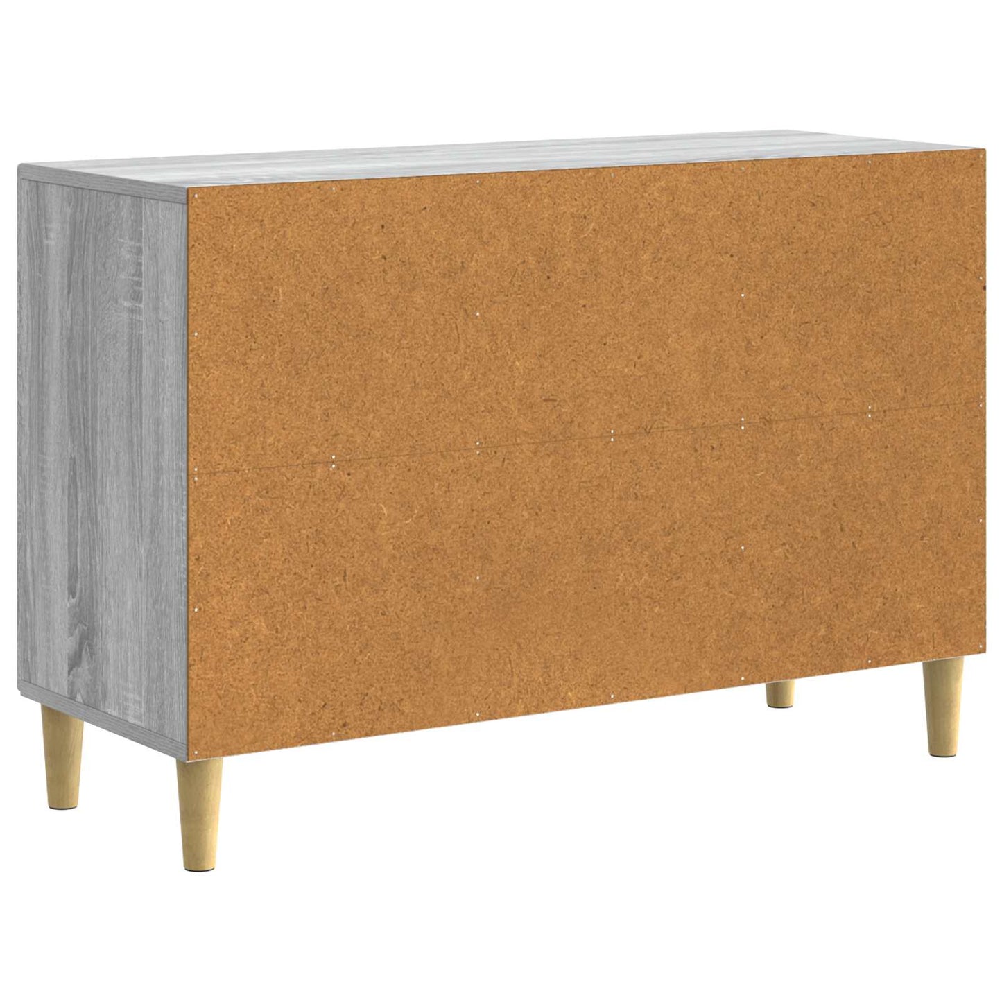 vidaXL Πλαϊνό γραφείο με συρτάρι Γκρι Sonoma 89 x 34,5 x 60 εκ.