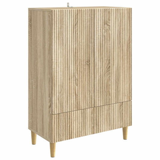 vidaXL Πλαϊνό γραφείο με συρτάρι Sonoma Δρυς 66 x 34,5 x 95 εκ.