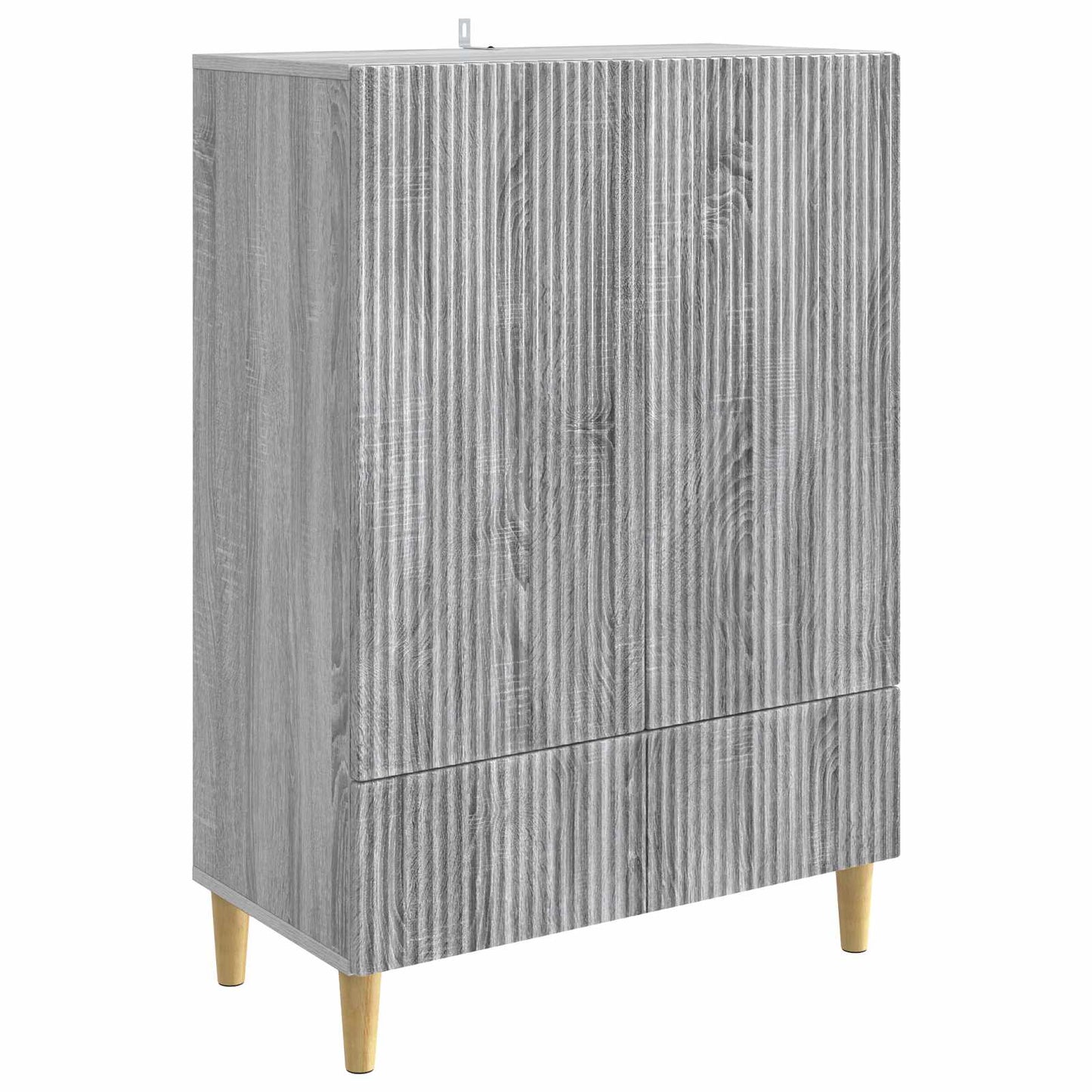 vidaXL Πλαϊνό γραφείο με συρτάρι Γκρι Sonoma 66 x 34,5 x 95 εκ.