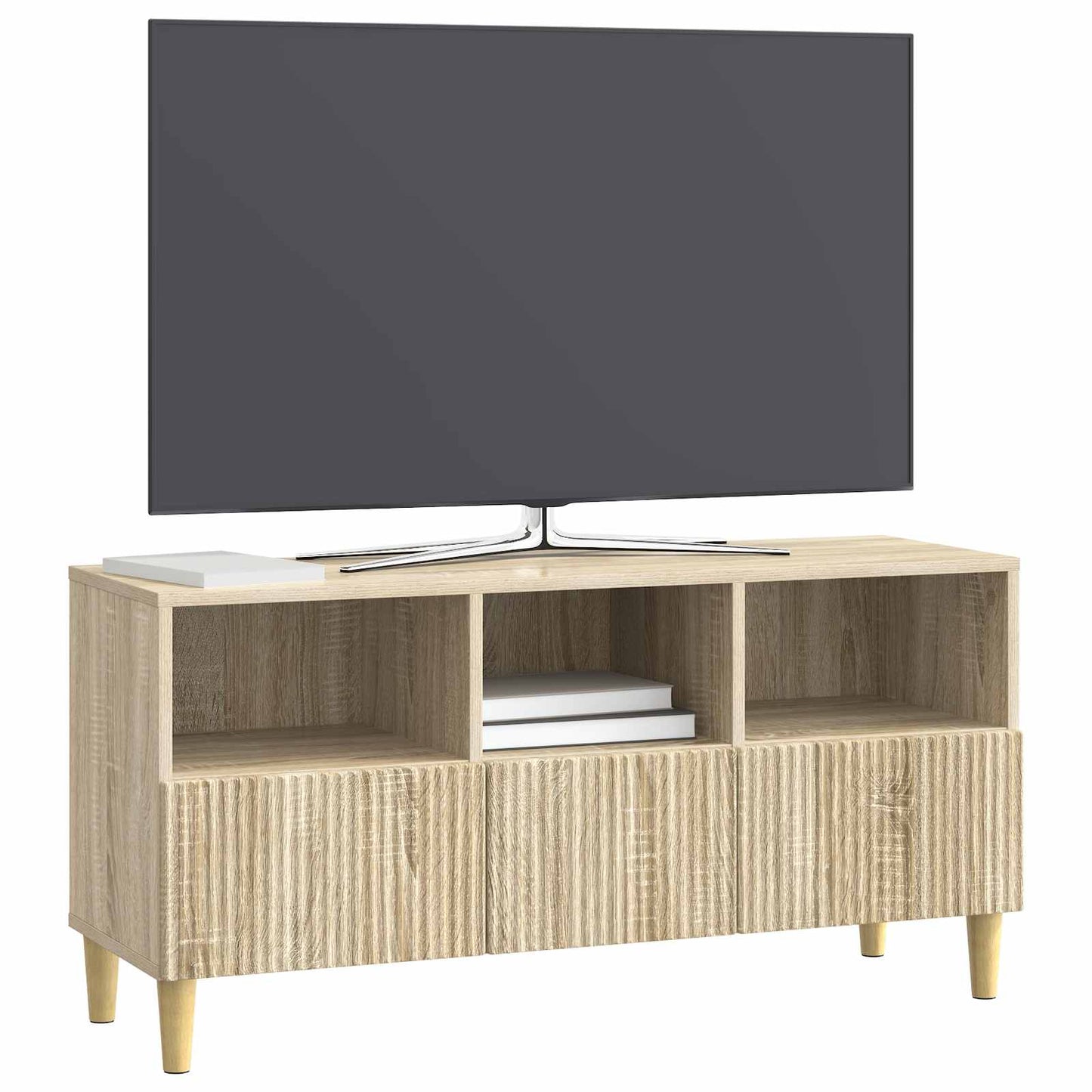 vidaXL Ντουλάπι TV Sonoma Δρυς 102 x 34,5 x 50 εκ. Επεξεργασμένο Ξύλο