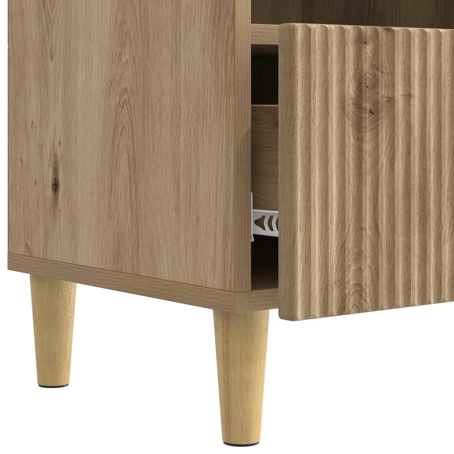 vidaXL Ντουλάπι TV Artisan Δρυς 102 x 34,5 x 50 εκ. Επεξεργασμένο Ξύλο