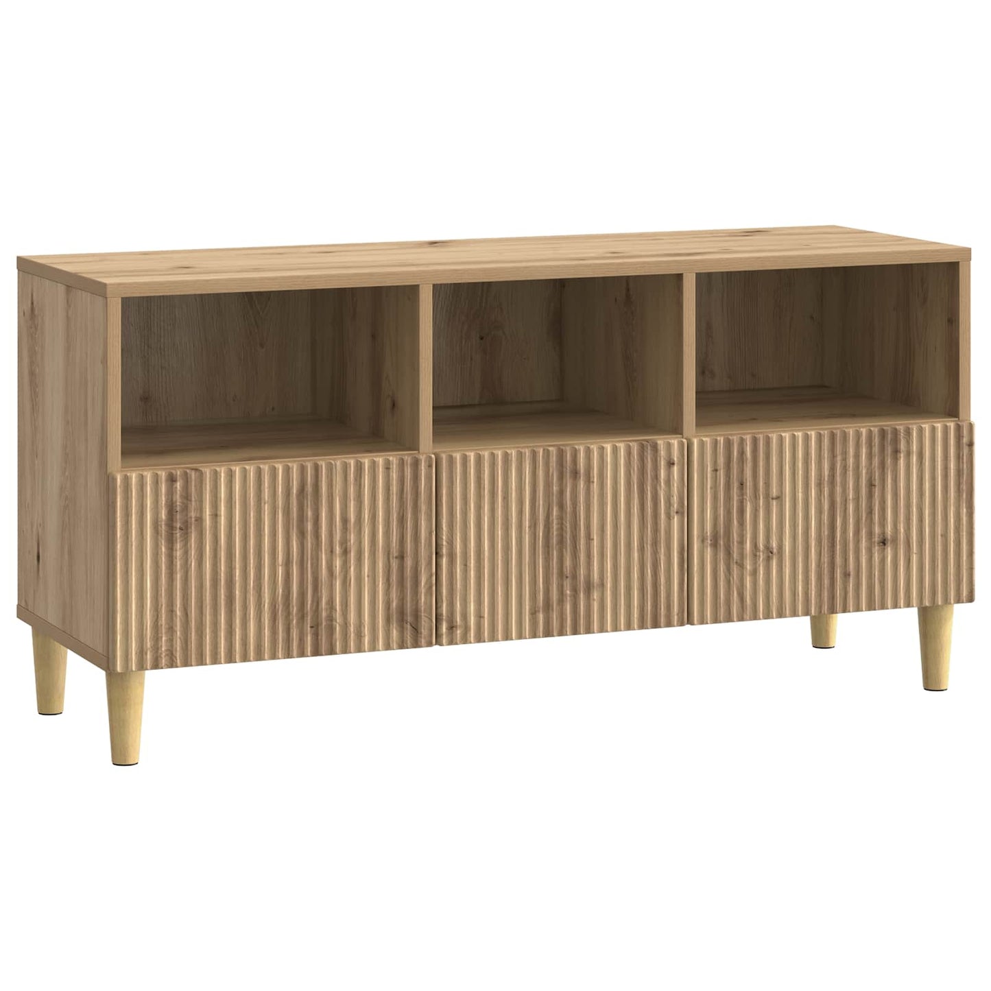 vidaXL Ντουλάπι TV Artisan Δρυς 102 x 34,5 x 50 εκ. Επεξεργασμένο Ξύλο