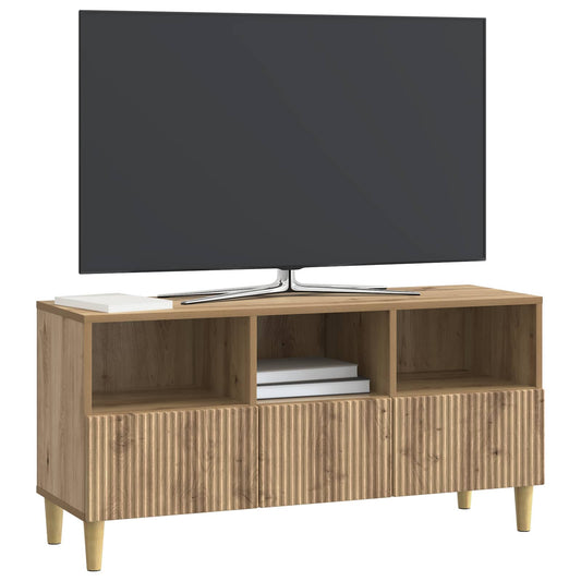 vidaXL Ντουλάπι TV Artisan Δρυς 102 x 34,5 x 50 εκ. Επεξεργασμένο Ξύλο