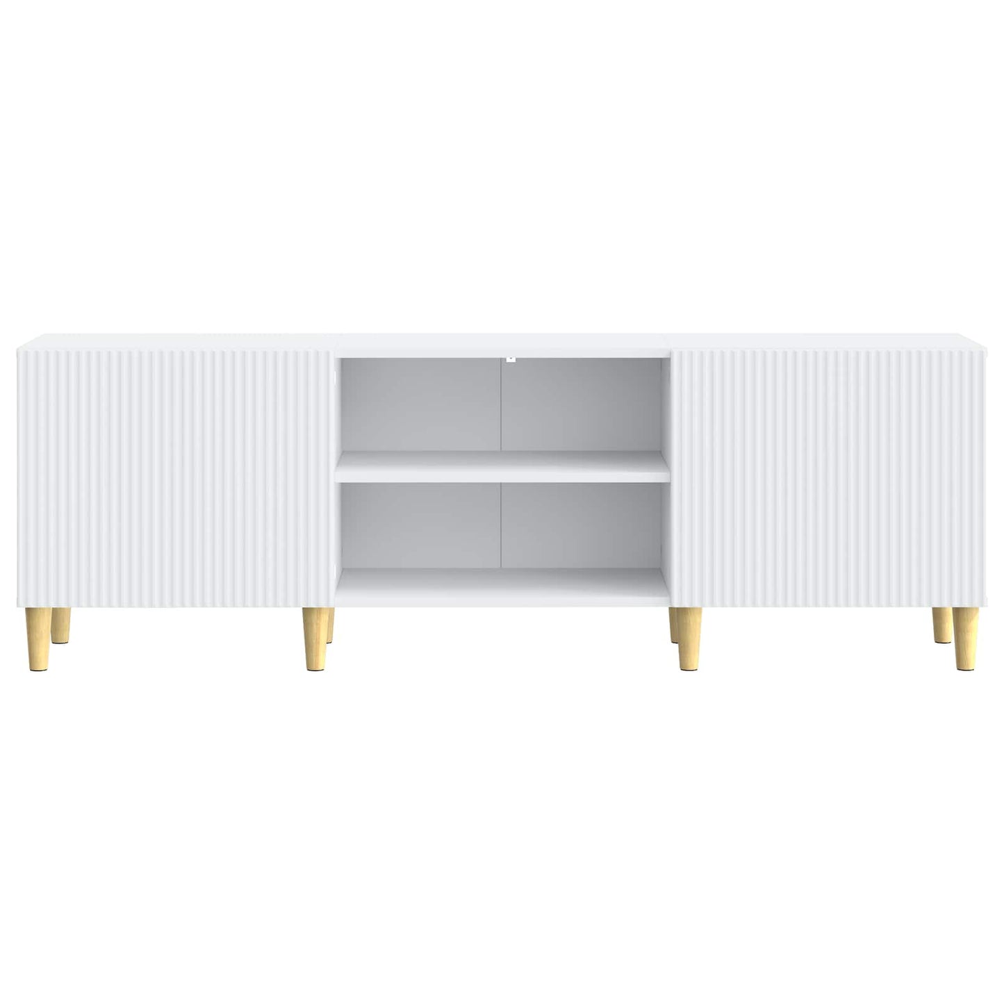 vidaXL Ντουλάπι TV Λευκό 150 x 31 x 50 εκ. Επεξεργασμένο Ξύλο