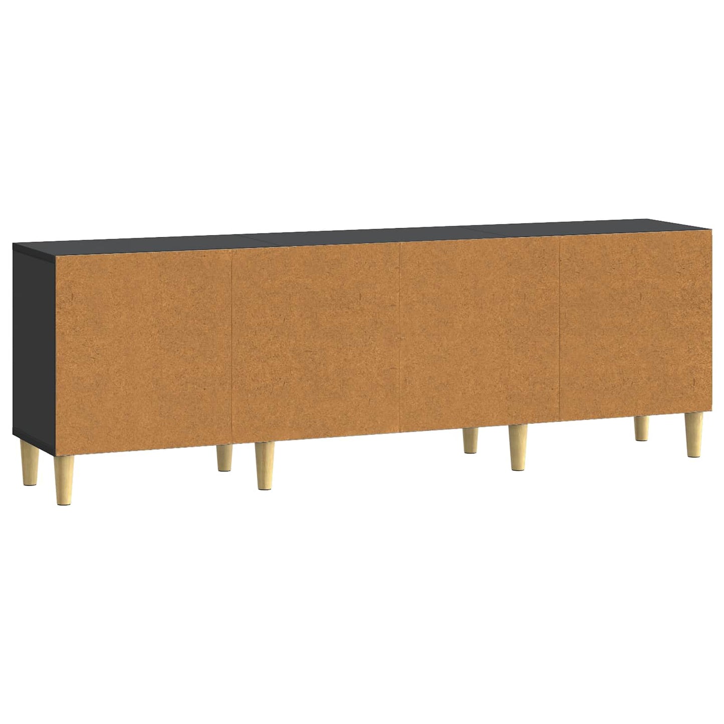 vidaXL Ντουλάπι TV Μαύρο 150 x 31 x 50 εκ. Επεξεργασμένο Ξύλο