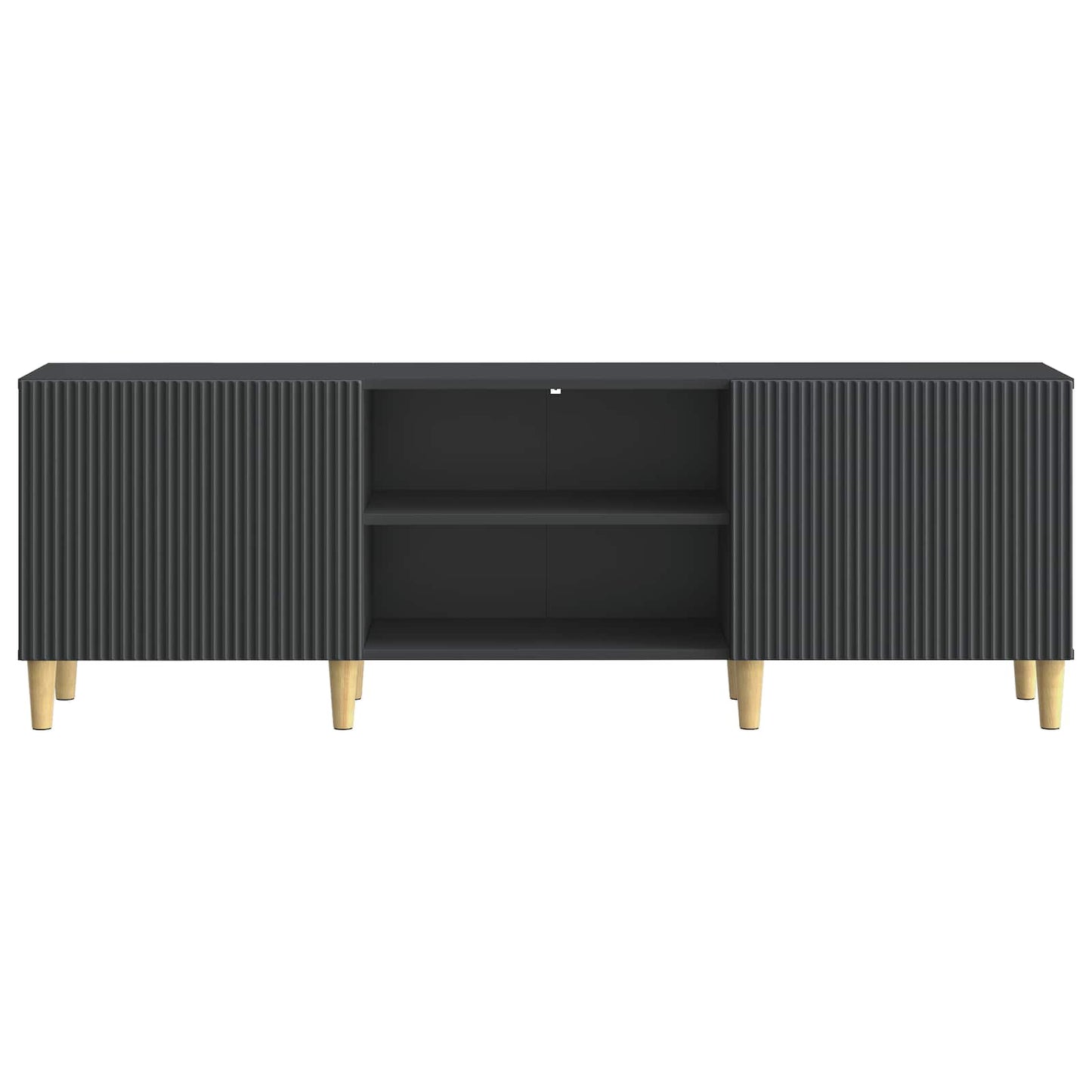 vidaXL Ντουλάπι TV Μαύρο 150 x 31 x 50 εκ. Επεξεργασμένο Ξύλο