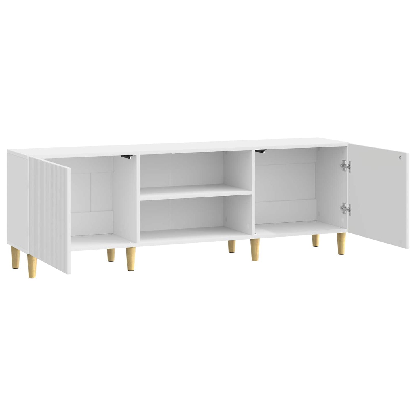 vidaXL Ντουλάπι TV Γυαλιστερό Λευκό 150 x 31 x 50 εκ.
