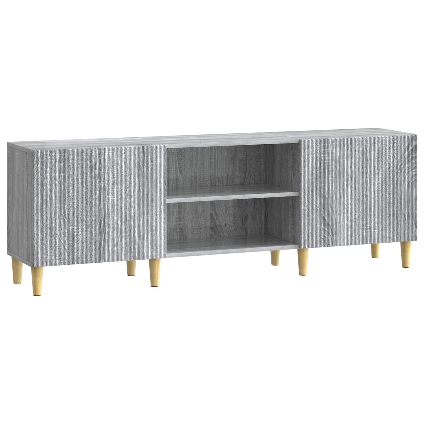 vidaXL Ντουλάπι TV Γκρι Sonoma 150 x 31 x 50 εκ. Επεξεργασμένο Ξύλο