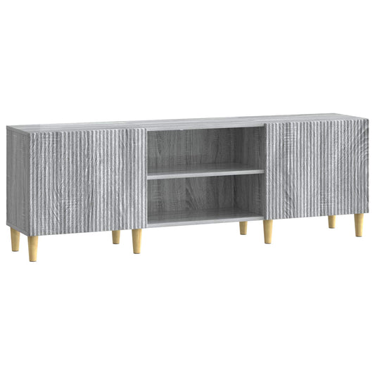 vidaXL Ντουλάπι TV Γκρι Sonoma 150 x 31 x 50 εκ. Επεξεργασμένο Ξύλο