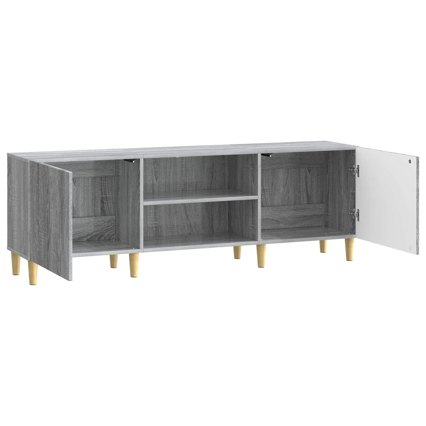 vidaXL Ντουλάπι TV Γκρι Sonoma 150 x 31 x 50 εκ. Επεξεργασμένο Ξύλο