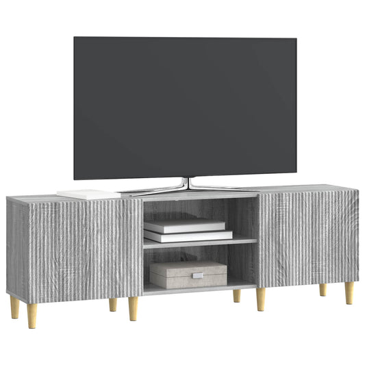 vidaXL Ντουλάπι TV Γκρι Sonoma 150 x 31 x 50 εκ. Επεξεργασμένο Ξύλο