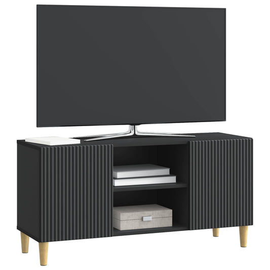 vidaXL Ντουλάπι TV Μαύρο 102 x 34,5 x 50 εκ. Επεξεργασμένο Ξύλο