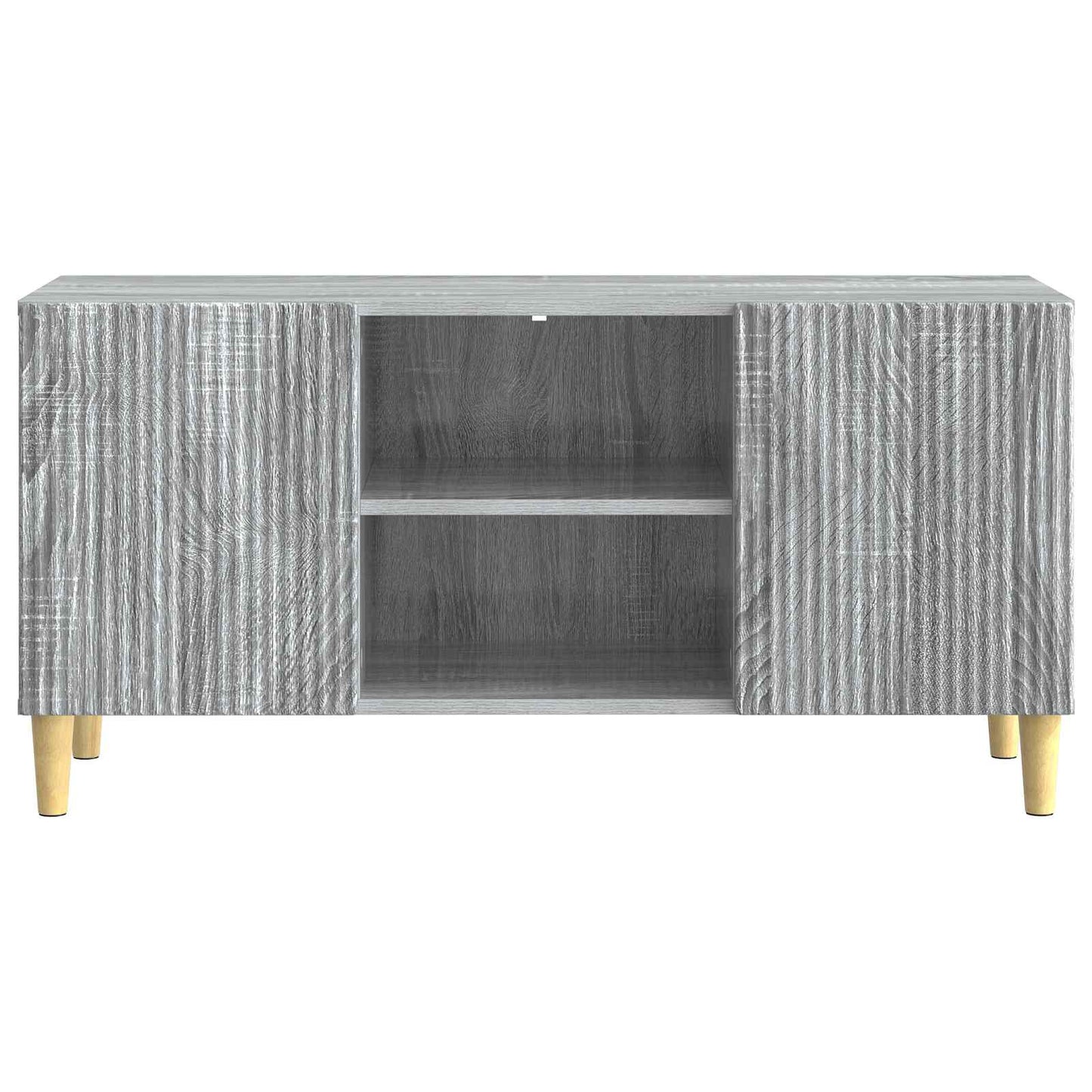 vidaXL Ντουλάπι TV Γκρι Sonoma 102 x 34,5 x 50 εκ. Επεξεργασμένο Ξύλο