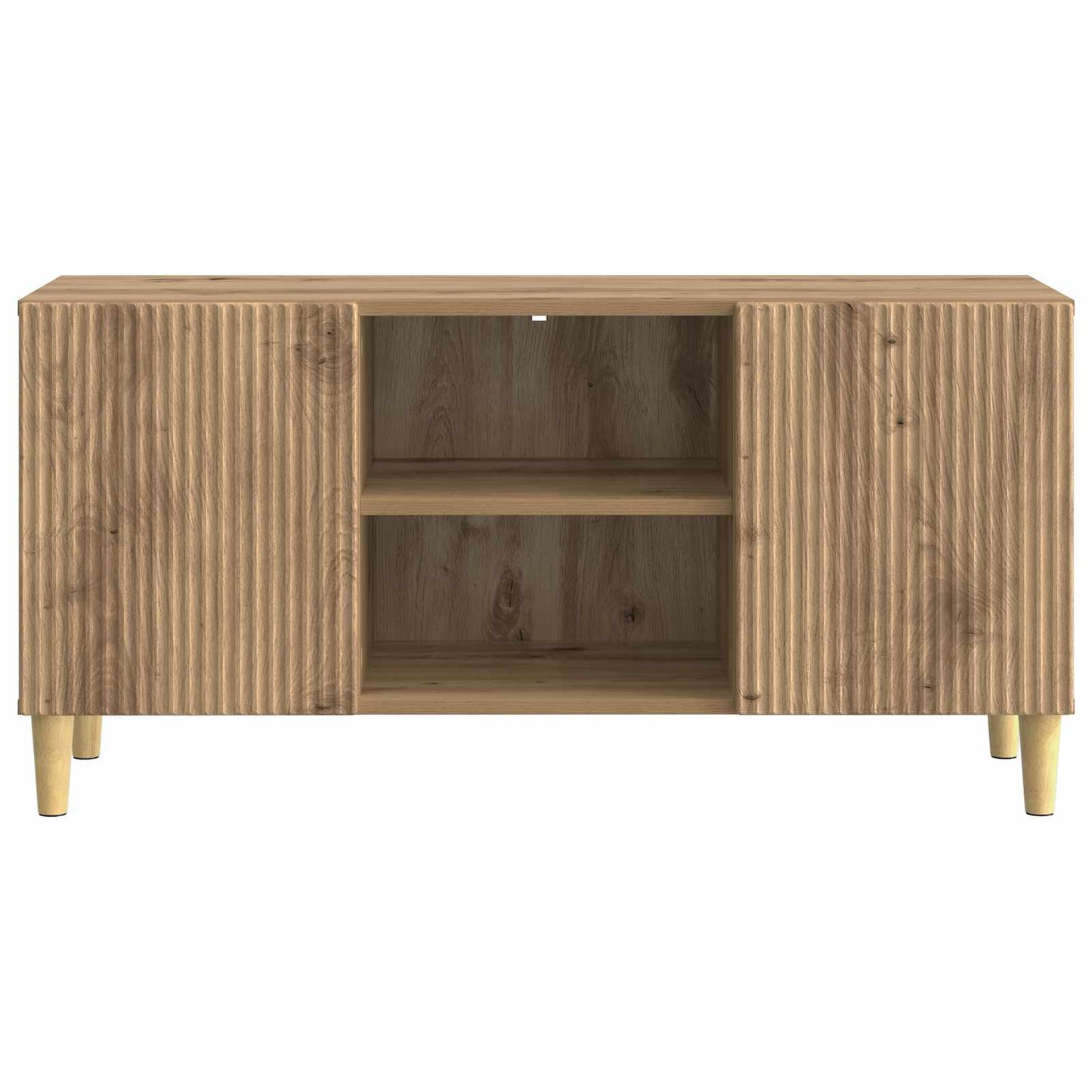 vidaXL Ντουλάπι TV Artisan Δρυς 102 x 34,5 x 50 εκ. Επεξεργασμένο Ξύλο