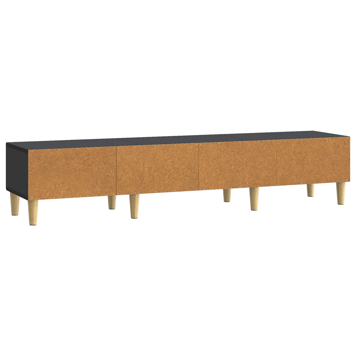 vidaXL Ντουλάπι TV Μαύρο 147 x 34,5 x 30 εκ Επεξεργασμένο Ξύλο