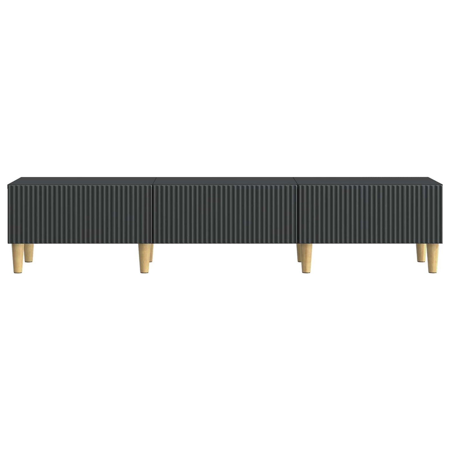 vidaXL Ντουλάπι TV Μαύρο 147 x 34,5 x 30 εκ Επεξεργασμένο Ξύλο