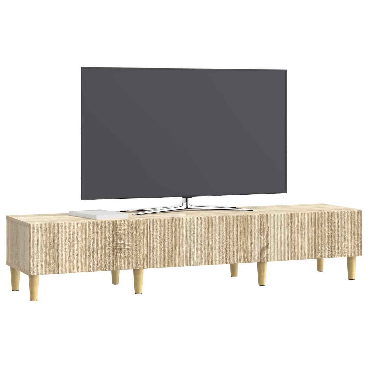 vidaXL Ντουλάπι TV Sonoma Δρυς 147 x 34,5 x 30 εκ Επεξεργασμένο Ξύλο