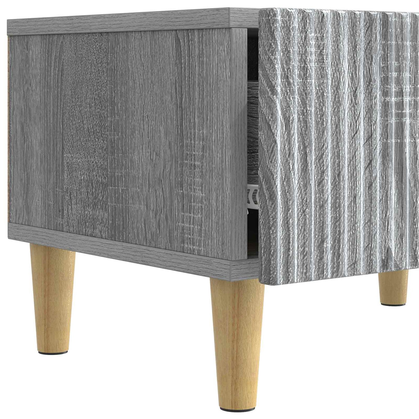 vidaXL Ντουλάπι TV Γκρι Sonoma 147 x 34,5 x 30 εκ Επεξεργασμένο Ξύλο