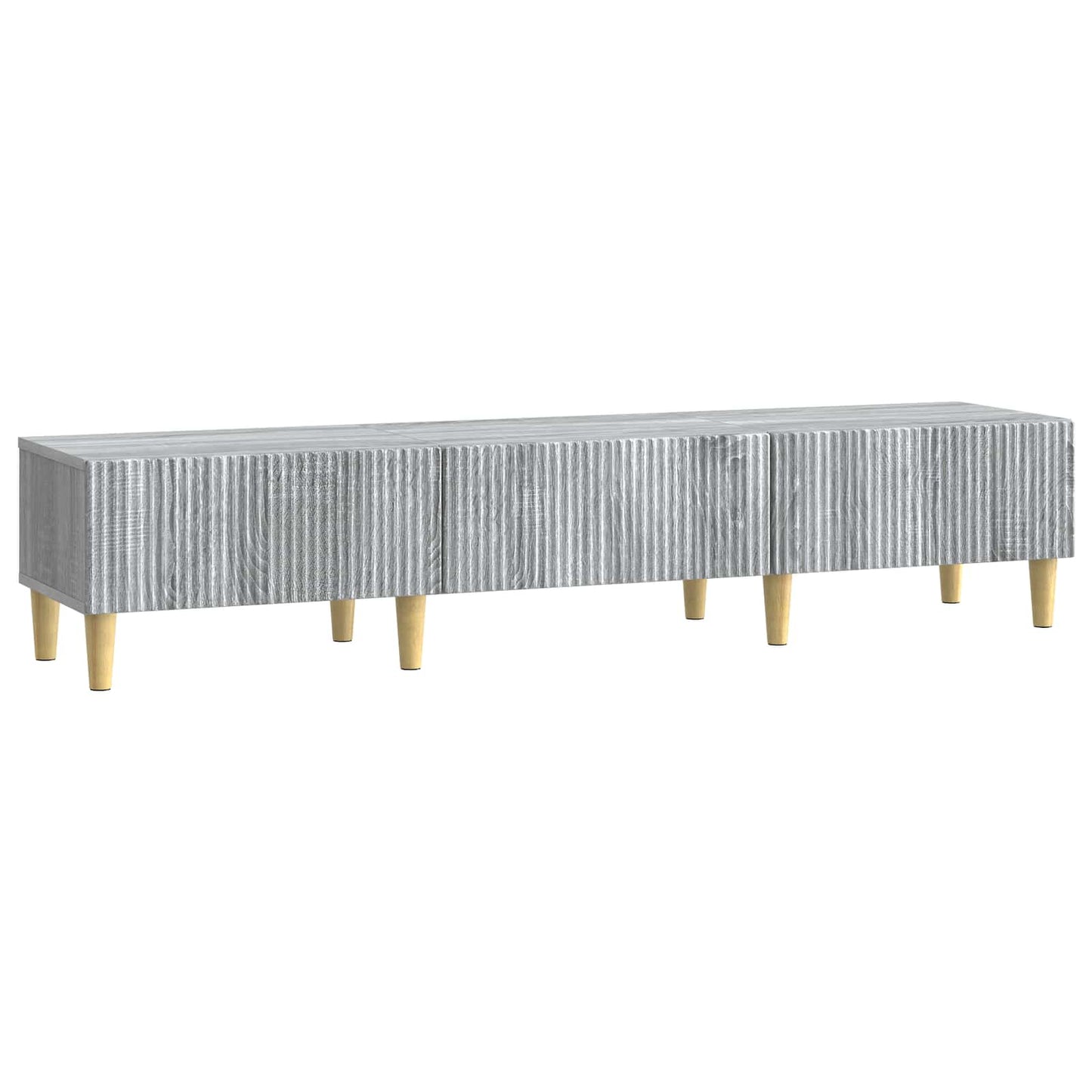 vidaXL Ντουλάπι TV Γκρι Sonoma 147 x 34,5 x 30 εκ Επεξεργασμένο Ξύλο