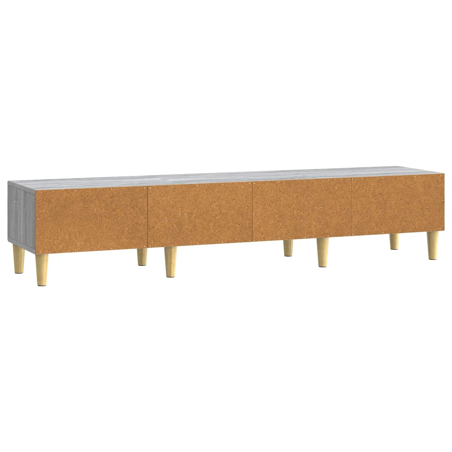 vidaXL Ντουλάπι TV Γκρι Sonoma 147 x 34,5 x 30 εκ Επεξεργασμένο Ξύλο