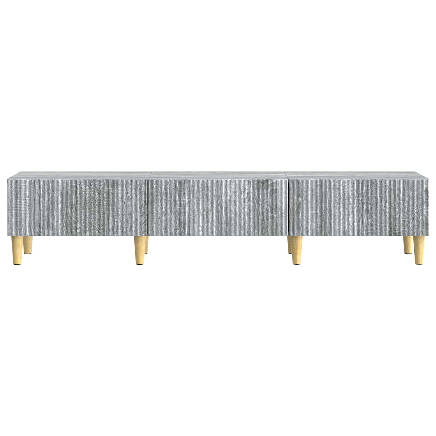 vidaXL Ντουλάπι TV Γκρι Sonoma 147 x 34,5 x 30 εκ Επεξεργασμένο Ξύλο