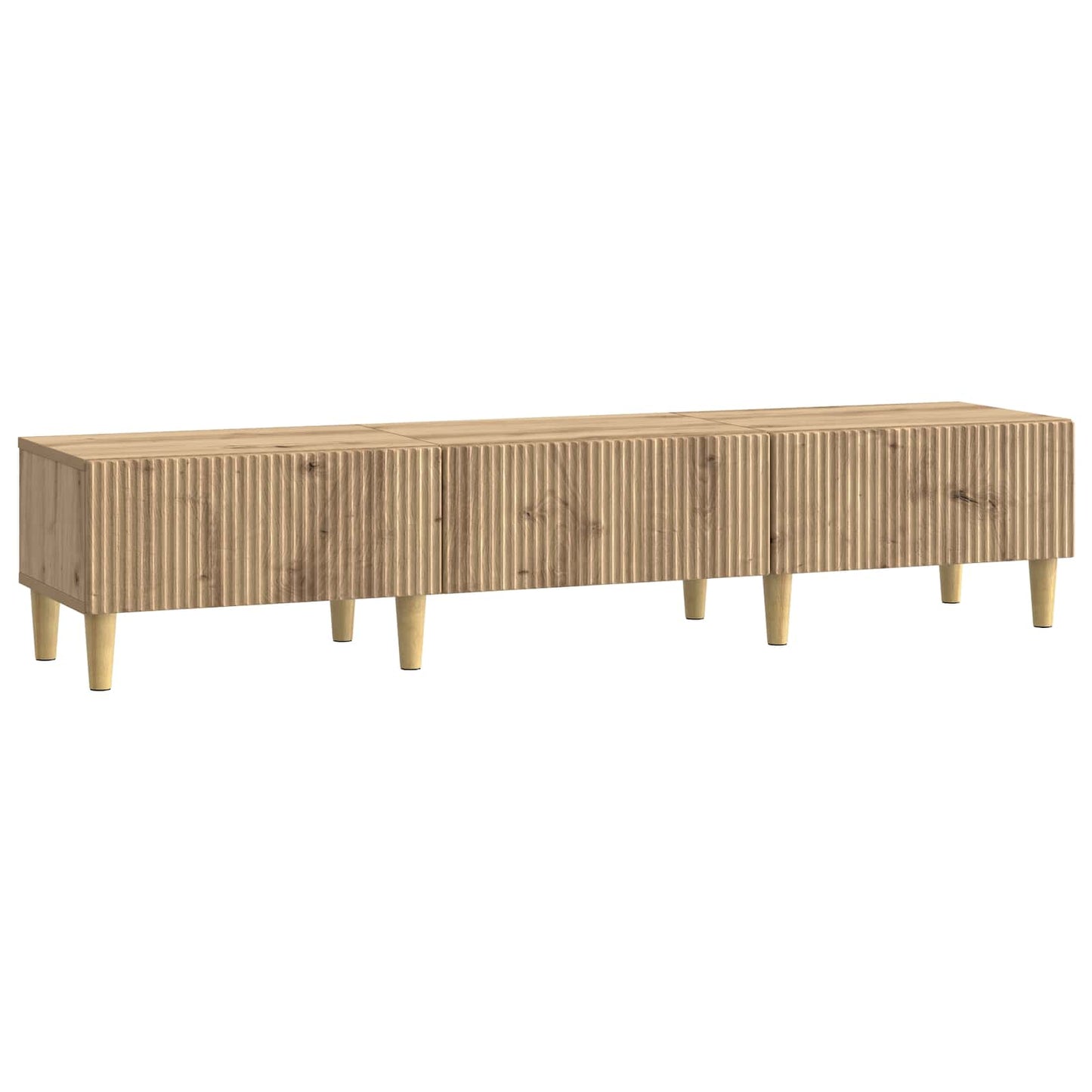 vidaXL Ντουλάπι TV Artisan Δρυς 147 x 34,5 x 30 εκ Επεξεργασμένο Ξύλο