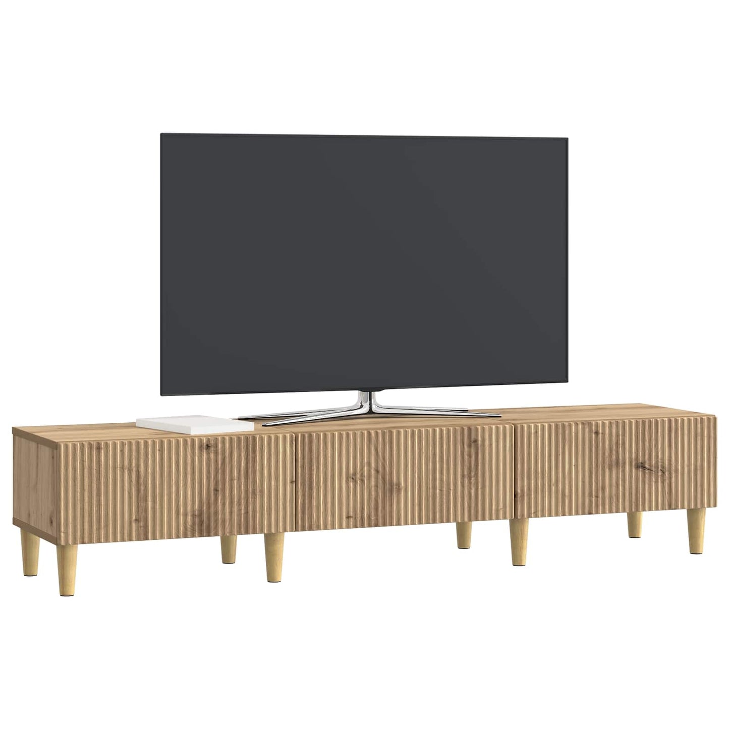 vidaXL Ντουλάπι TV Artisan Δρυς 147 x 34,5 x 30 εκ Επεξεργασμένο Ξύλο