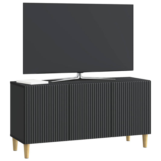 vidaXL Ντουλάπι TV Μαύρο 99 x 34,5 x 50 εκ. Επεξεργασμένο Ξύλο