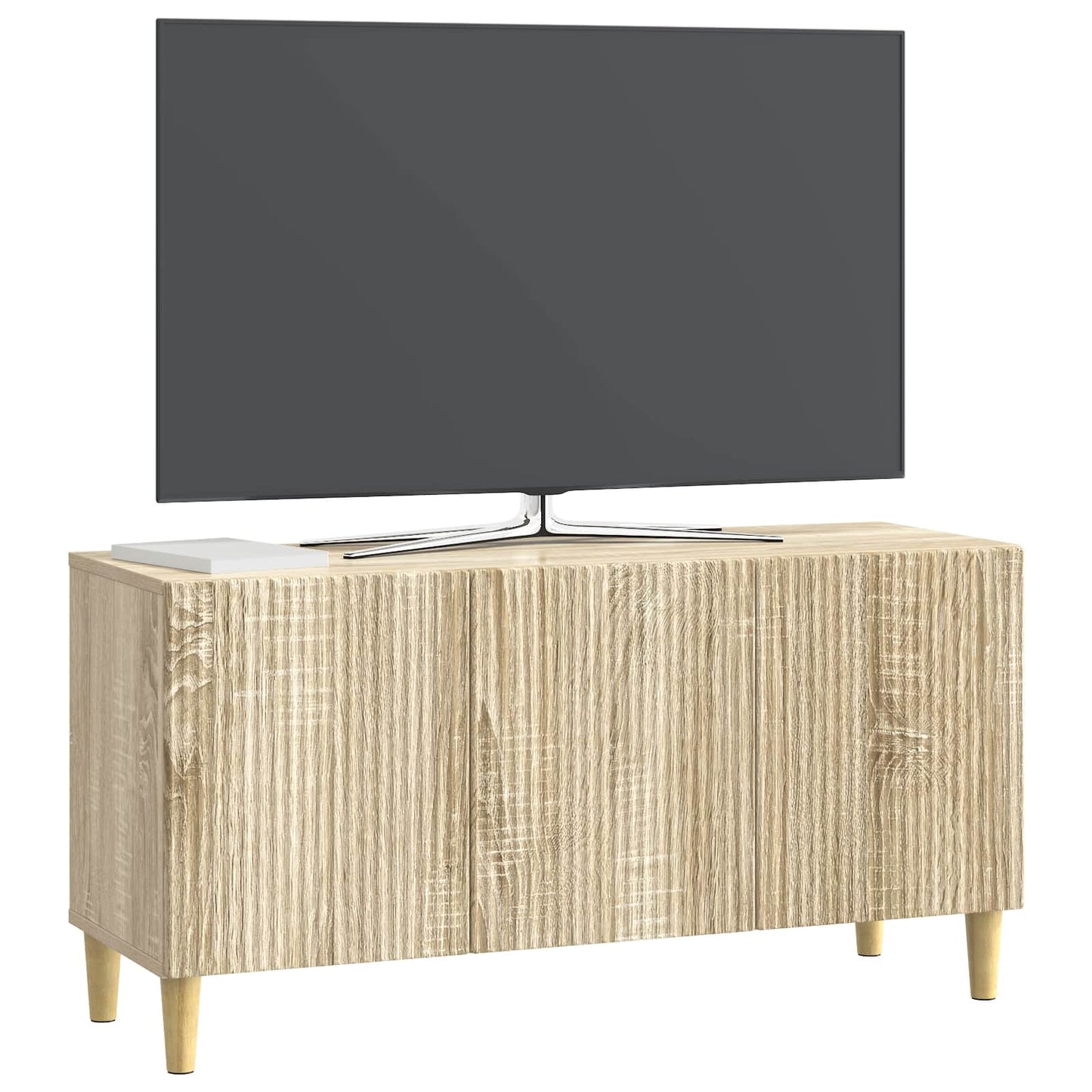vidaXL Ντουλάπι TV Sonoma Δρυς 99 x 34,5 x 50 εκ. Επεξεργασμένο Ξύλο