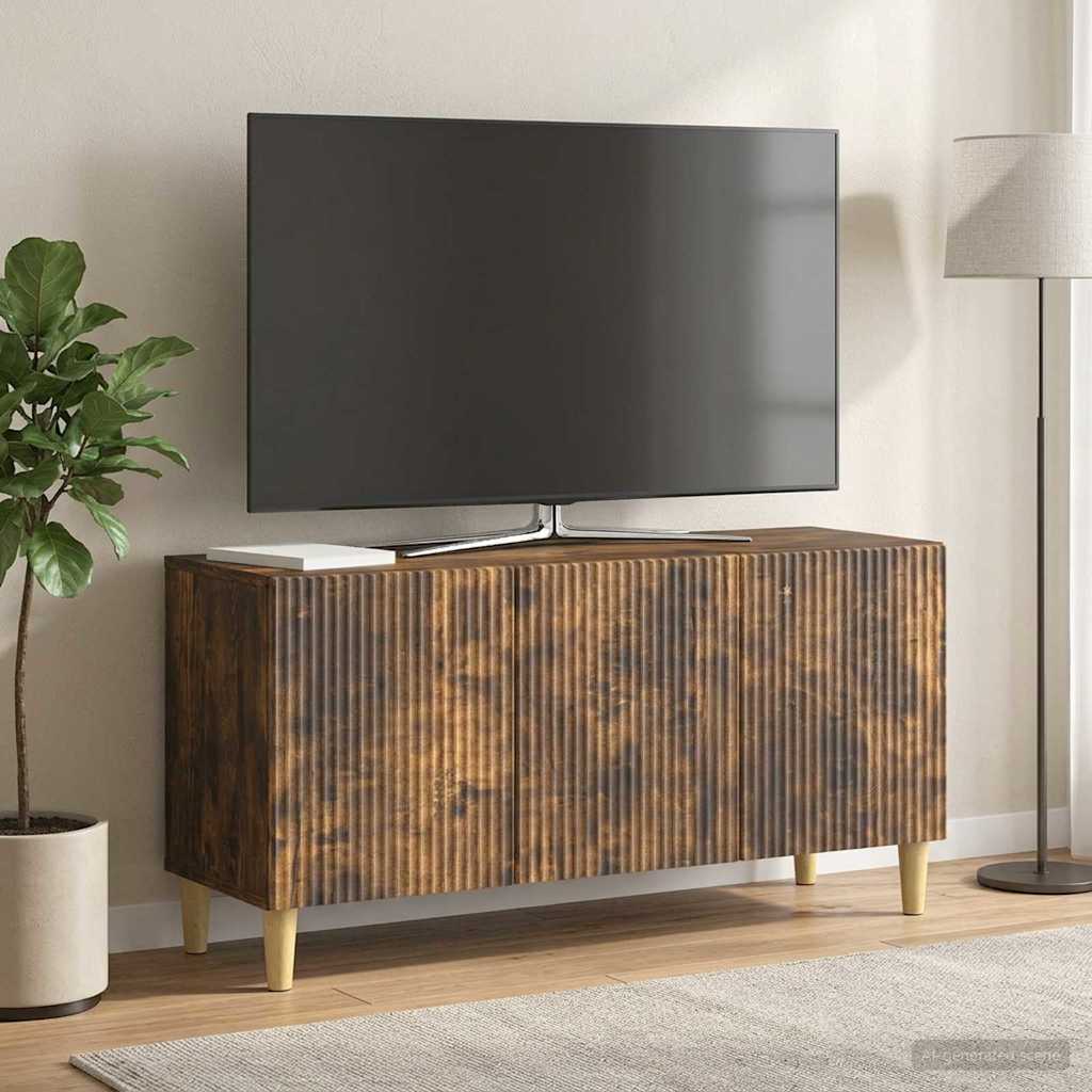 vidaXL Ντουλάπι TV 99 x 34,5 x 50 εκ. Καπνισμένο Ξύλο Δρυός