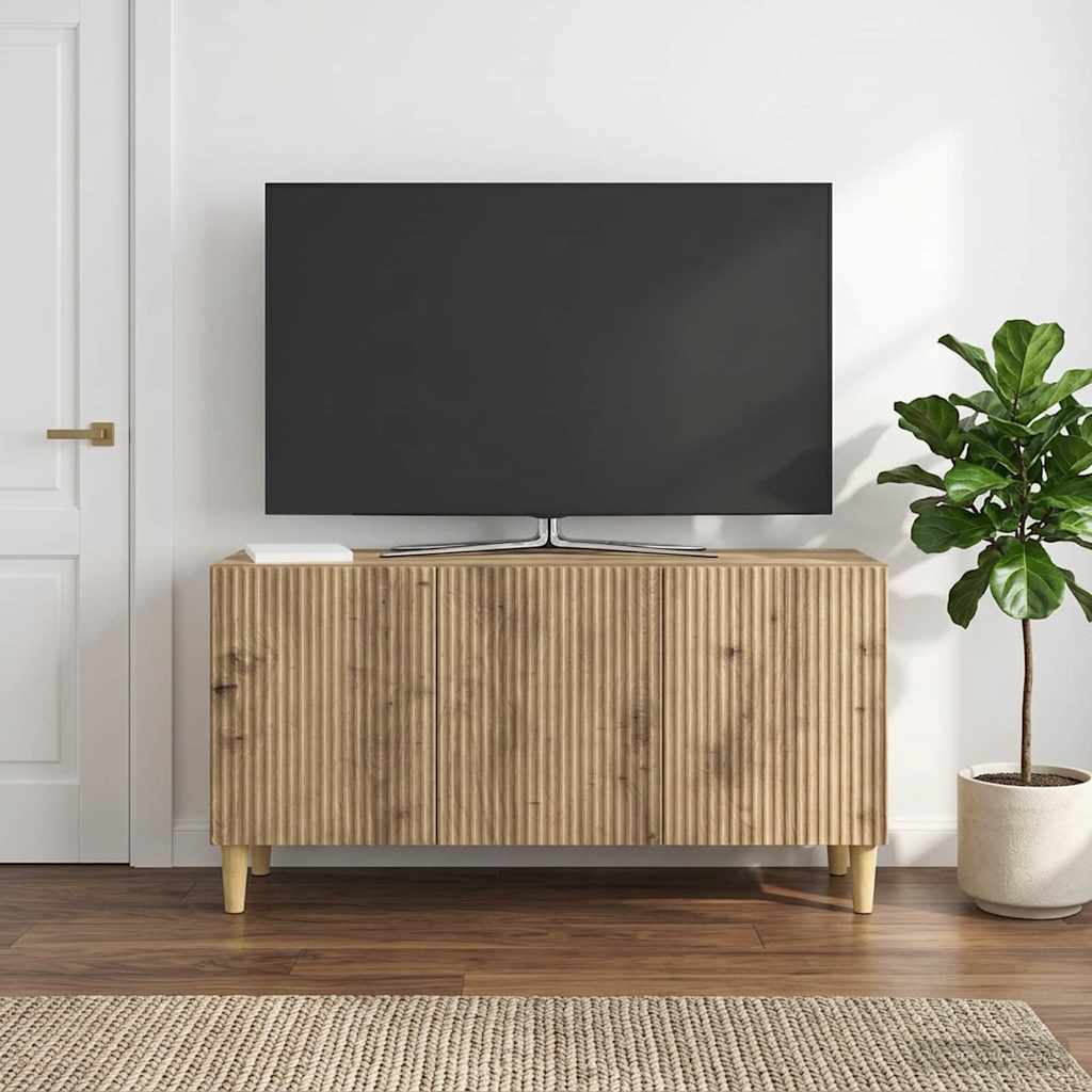 vidaXL Ντουλάπι TV 99 x 34,5 x 50 εκ. Artisan Δρυς Επεξεργασμένο Ξύλο