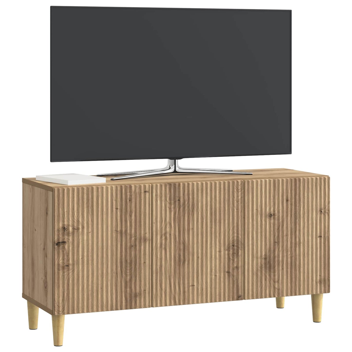 vidaXL Ντουλάπι TV 99 x 34,5 x 50 εκ. Artisan Δρυς Επεξεργασμένο Ξύλο