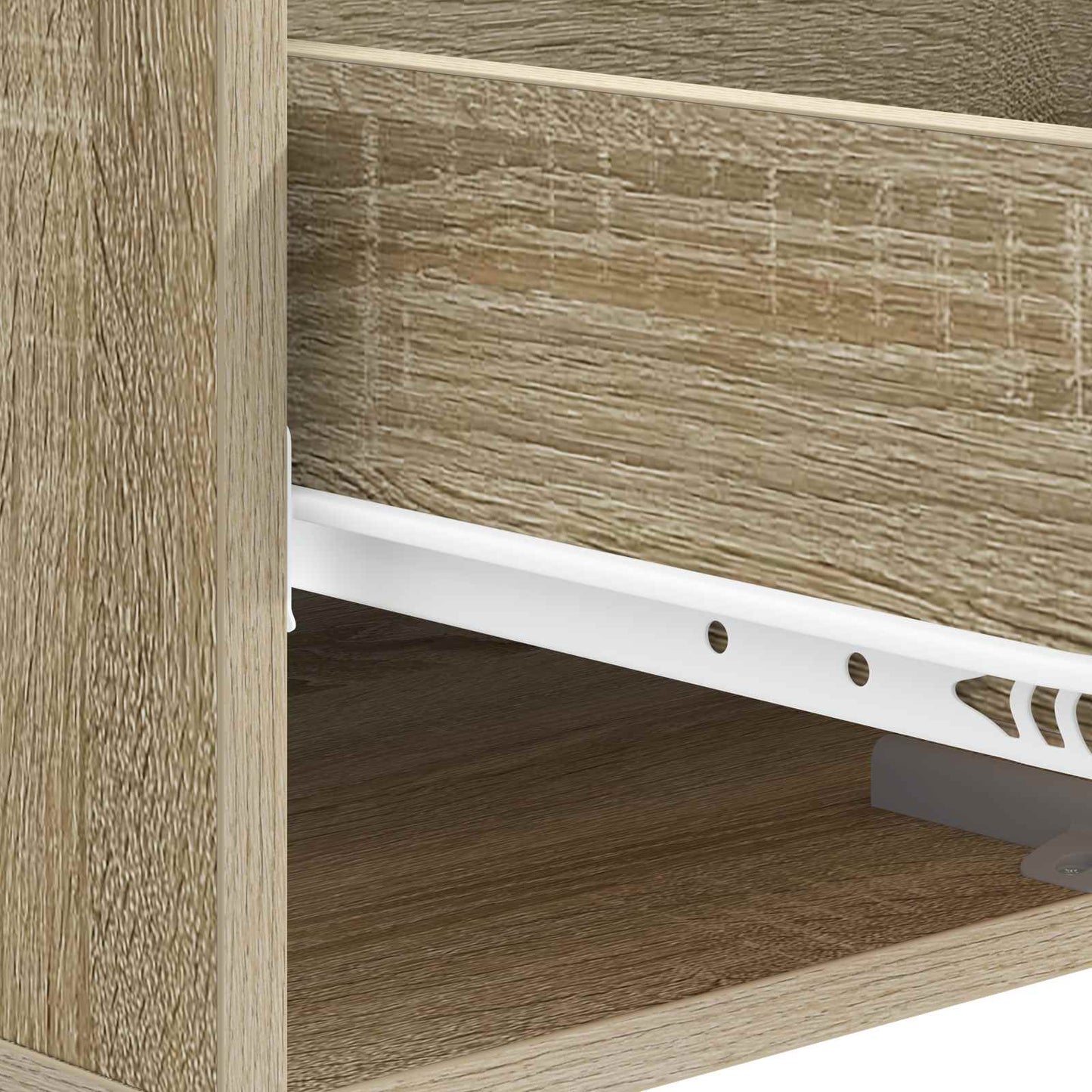 vidaXL Τραπεζάκι σαλονιού με συρτάρι Sonoma Δρυς 49 x 50 x 40 εκ