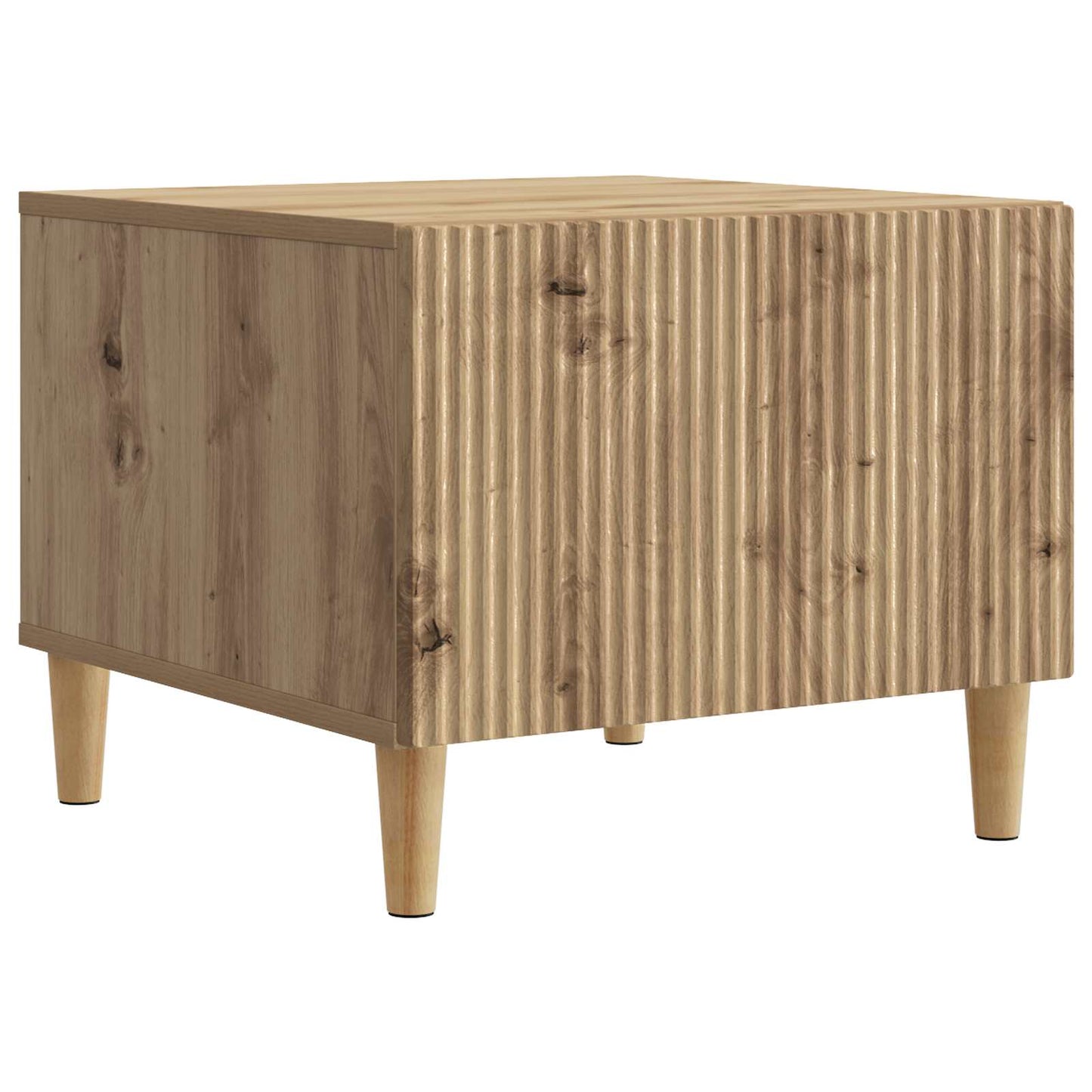 vidaXL Τραπεζάκι σαλονιού με συρτάρι Artisan Δρυς 49 x 50 x 40 εκ