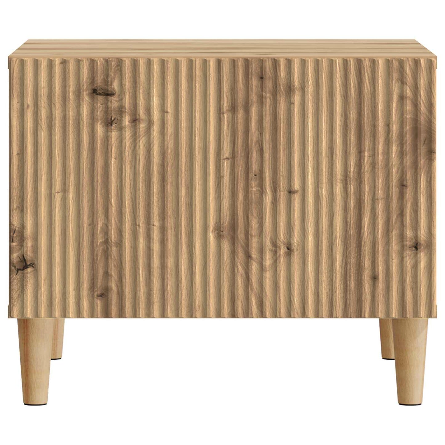 vidaXL Τραπεζάκι σαλονιού με συρτάρι Artisan Δρυς 49 x 50 x 40 εκ