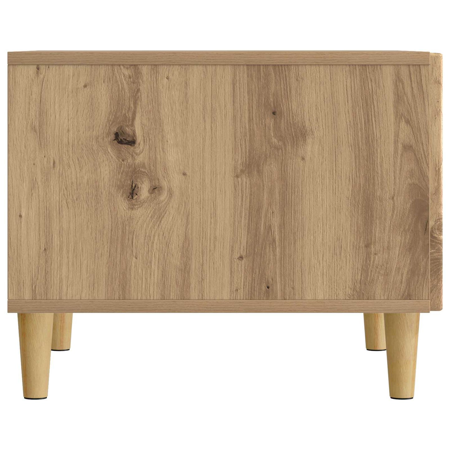 vidaXL Τραπεζάκι σαλονιού με συρτάρι Artisan Δρυς 49 x 50 x 40 εκ