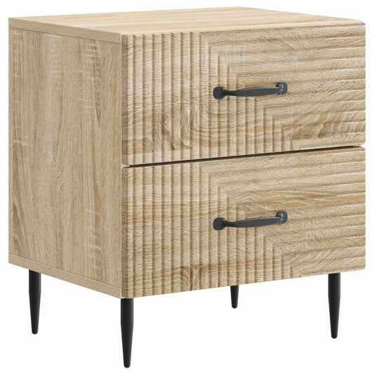 vidaXL Κομοδίνο Sonoma Δρυς 43 x 34,5 x 47,5 εκ Επεξεργασμένο Ξύλο