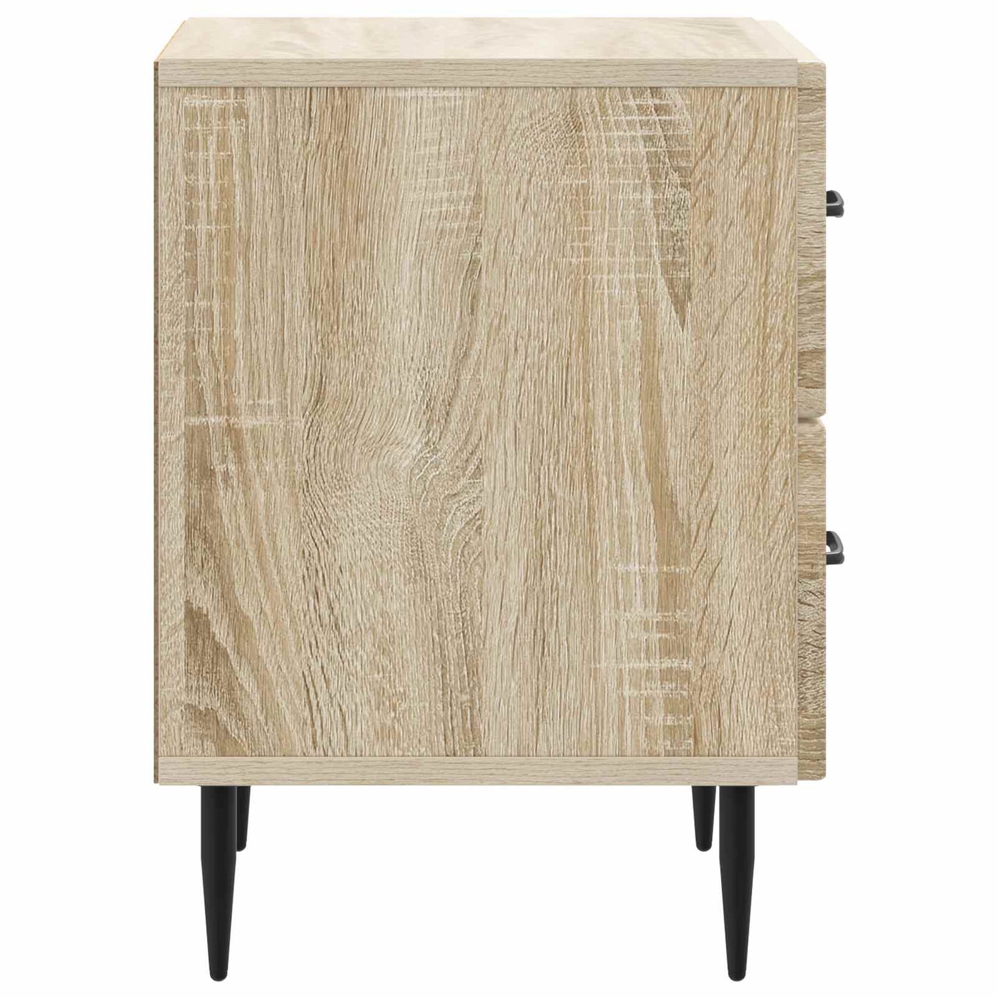 vidaXL Κομοδίνο 2 τμχ. Sonoma Δρυς 43 x 34,5 x 47,5 εκ