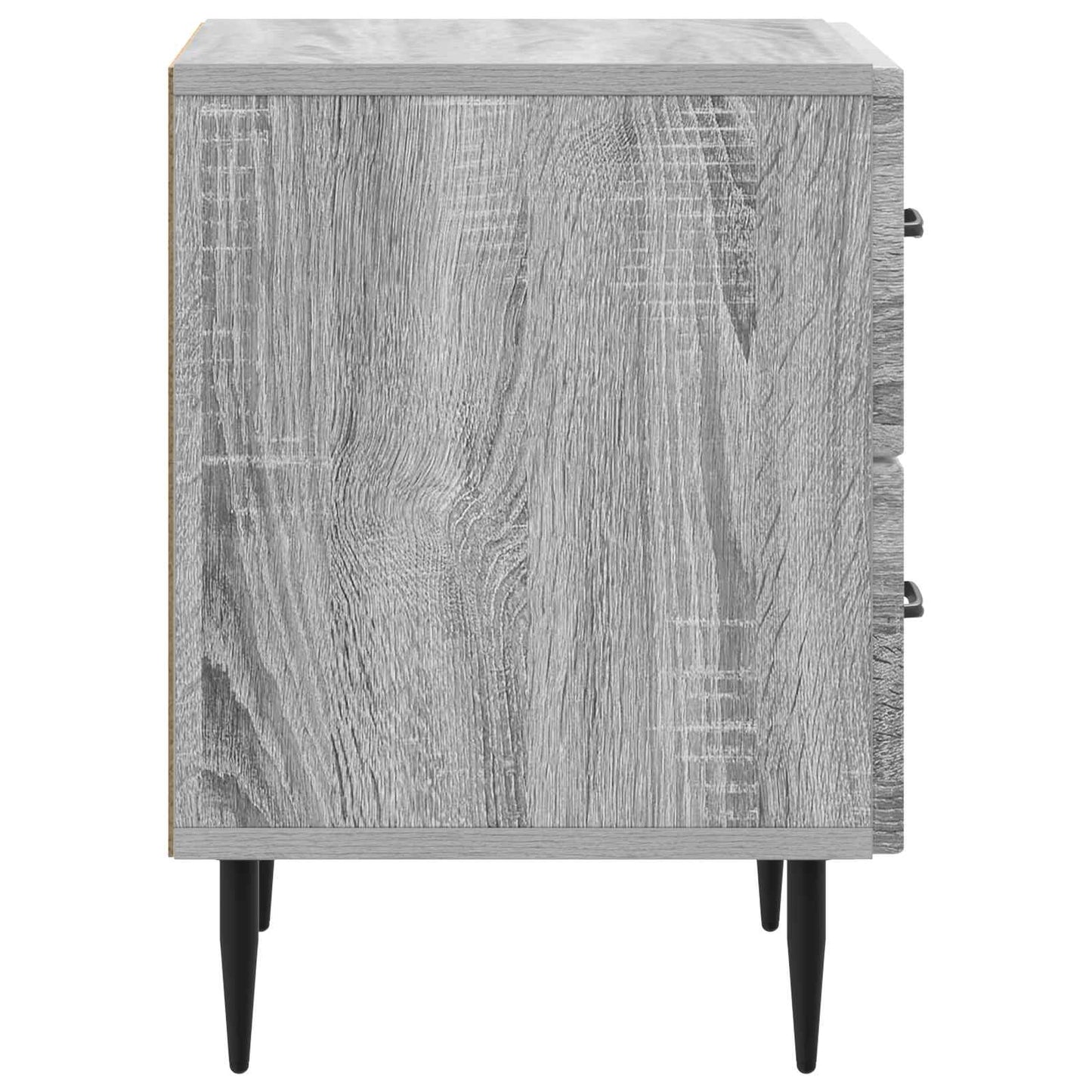 vidaXL Κομοδίνο 2 τμχ. Γκρι Sonoma 43 x 34,5 x 47,5 εκ