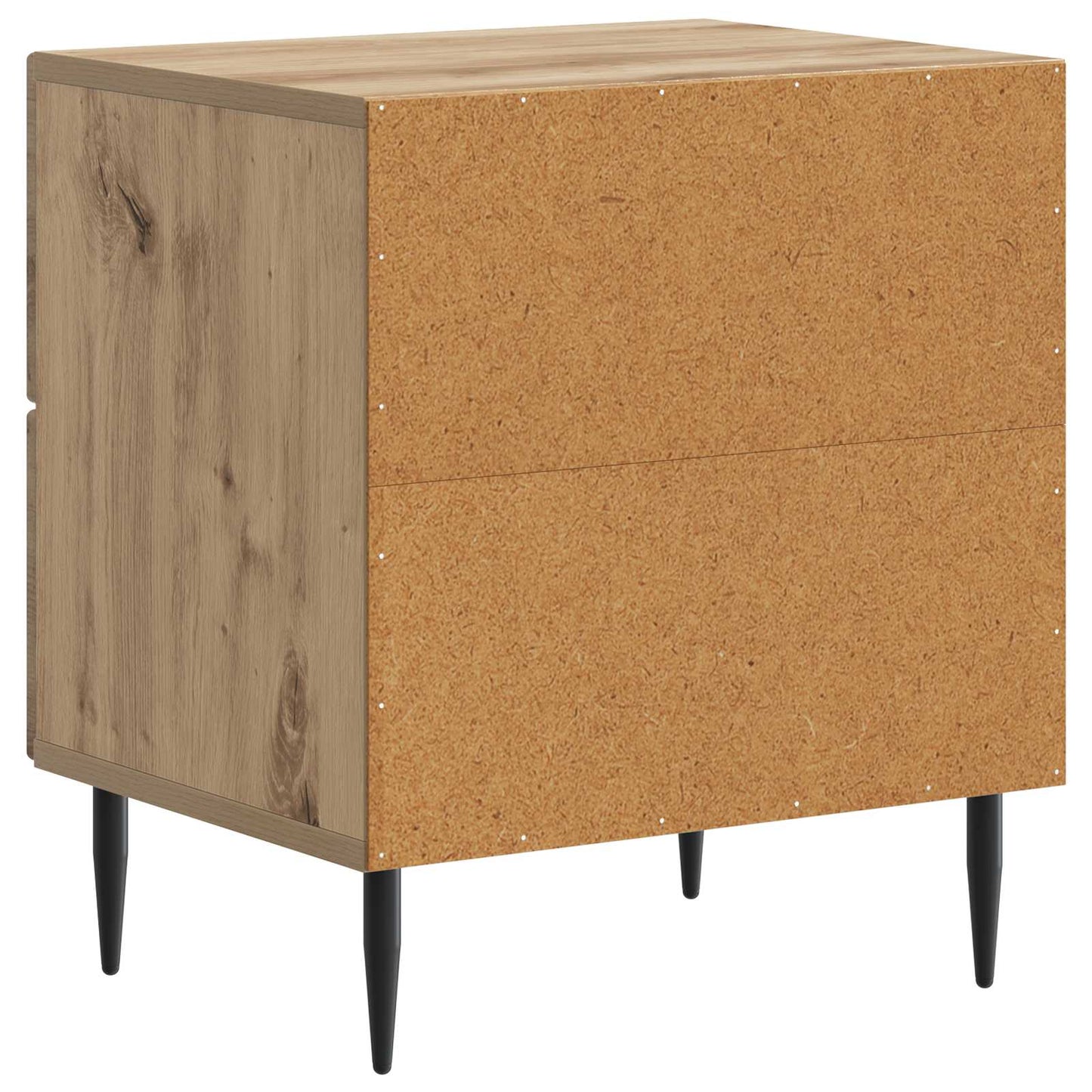 vidaXL Κομοδίνο 2 τμχ. Artisan Δρυς 43 x 34,5 x 47,5 εκ