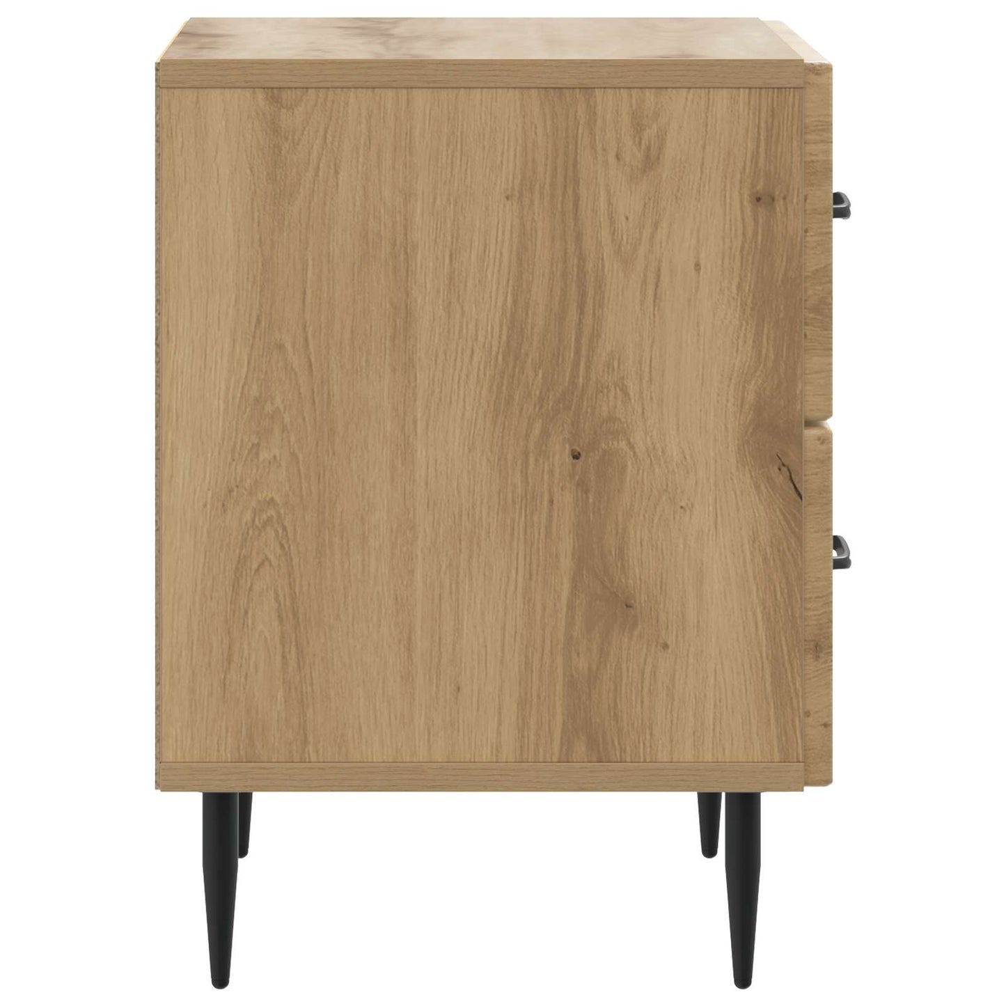 vidaXL Κομοδίνο 2 τμχ. Artisan Δρυς 43 x 34,5 x 47,5 εκ
