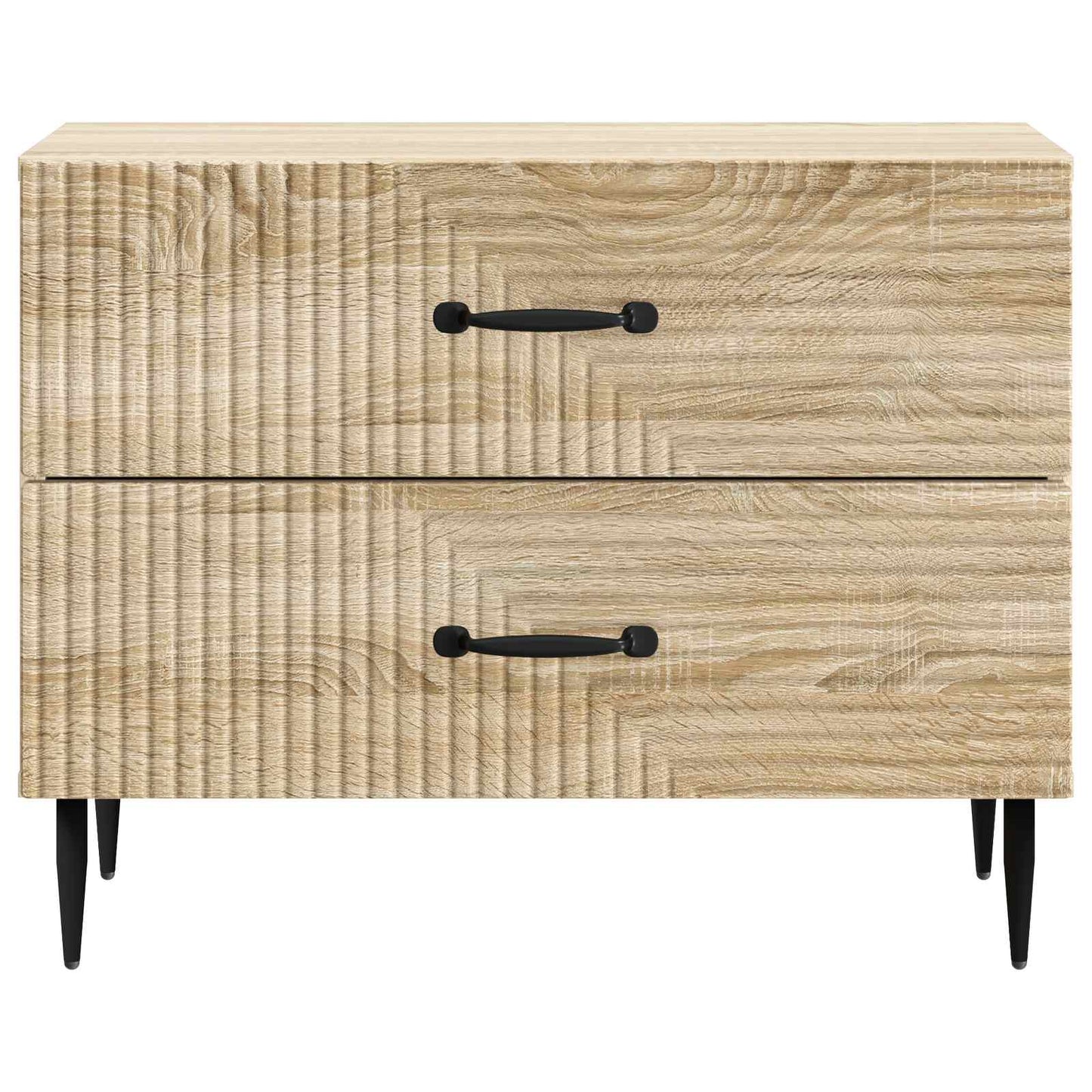 vidaXL Κομοδίνο Sonoma Δρυς 62 x 34,5 x 47,5 εκ Επεξεργασμένο Ξύλο