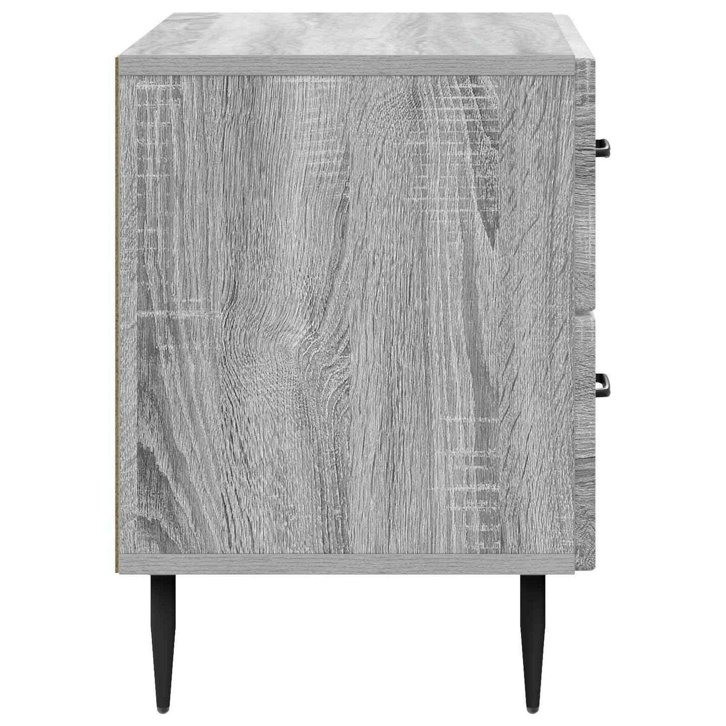 vidaXL Κομοδίνο Γκρι Sonoma 62 x 34,5 x 47,5 εκ Επεξεργασμένο Ξύλο