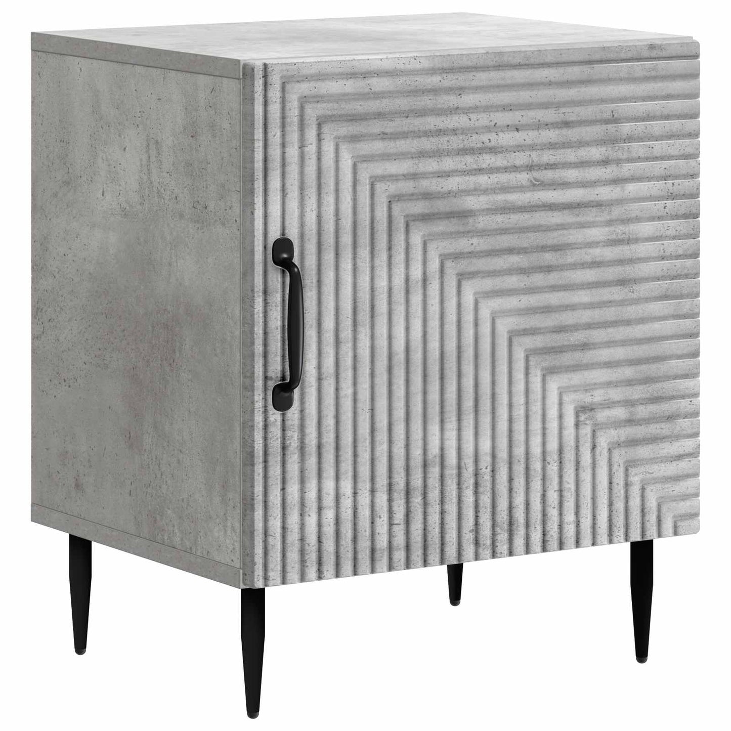 vidaXL Κομοδίνο 2 τμχ. Γκρι Σκυροδέματος 43 x 34,5 x 50 εκ