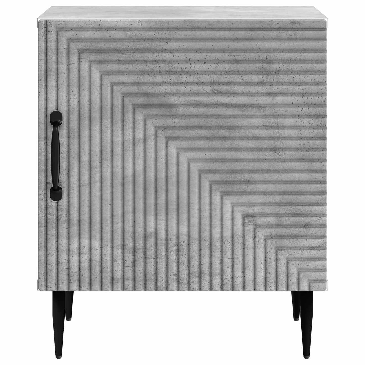 vidaXL Κομοδίνο 2 τμχ. Γκρι Σκυροδέματος 43 x 34,5 x 50 εκ