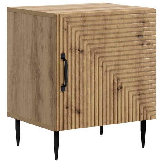 vidaXL Κομοδίνο Artisan Δρυς 43 x 34,5 x 50 εκ Επεξεργασμένο Ξύλο
