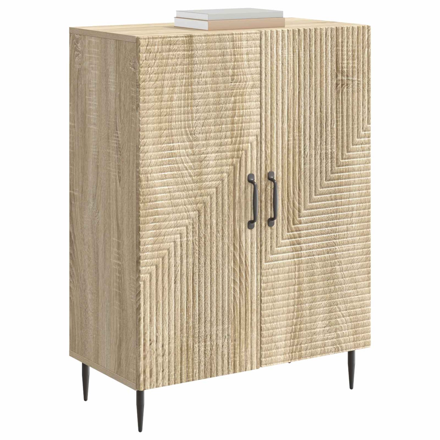 vidaXL Πλαϊνό γραφείο Sonoma Δρυς 66 x 34,5 x 89,5 εκ