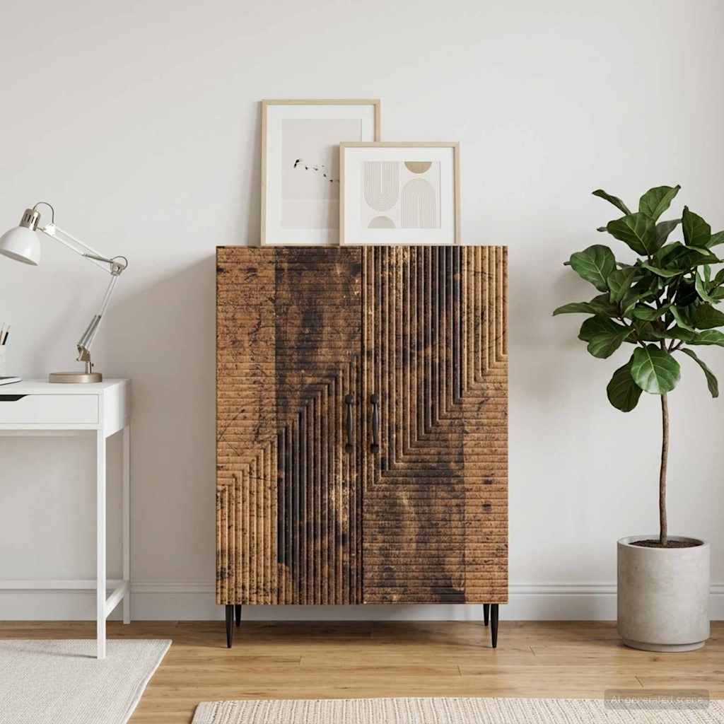 vidaXL Πλαϊνό γραφείο Παλαιωμένο ξύλο 66 x 34,5 x 89,5 εκ