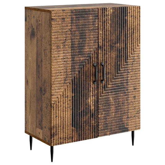 vidaXL Πλαϊνό γραφείο Παλαιωμένο ξύλο 66 x 34,5 x 89,5 εκ