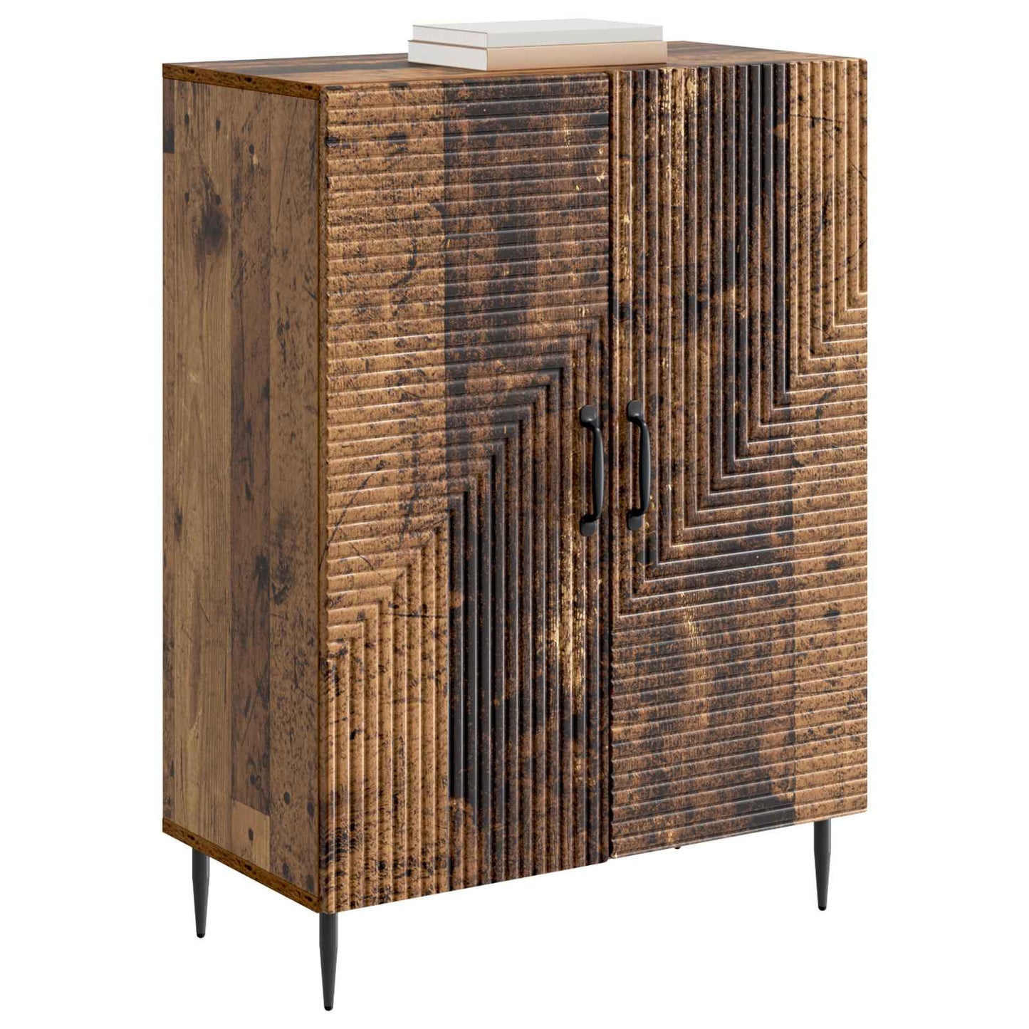 vidaXL Πλαϊνό γραφείο Παλαιωμένο ξύλο 66 x 34,5 x 89,5 εκ
